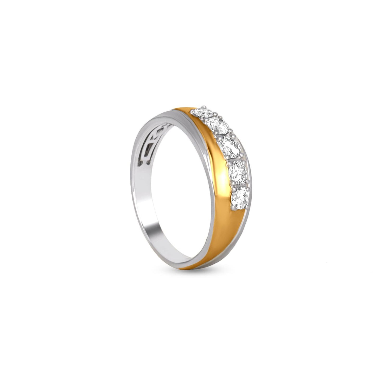 Dahlia Diamond Band Ring In 18K Gold