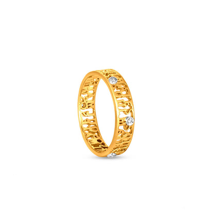 Iliana Diamond Band Ring In 18K Yellow Gold
