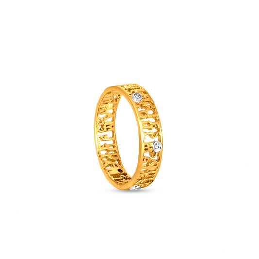 Iliana Diamond Band Ring In 18K Yellow Gold