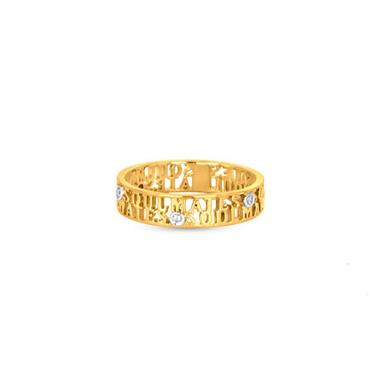 Iliana Diamond Band Ring In 18K Yellow Gold