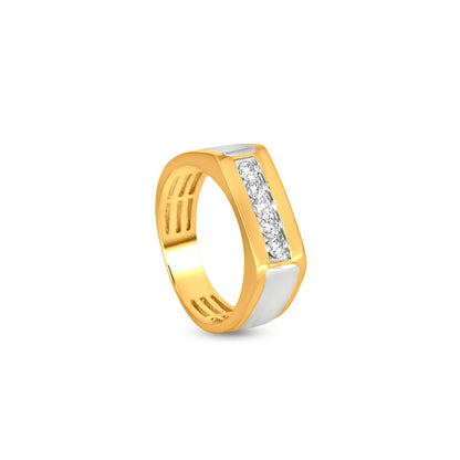 Zia Diamond Band Ring In 18K Yellow Gold