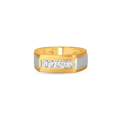 Zia Diamond Band Ring In 18K Yellow Gold