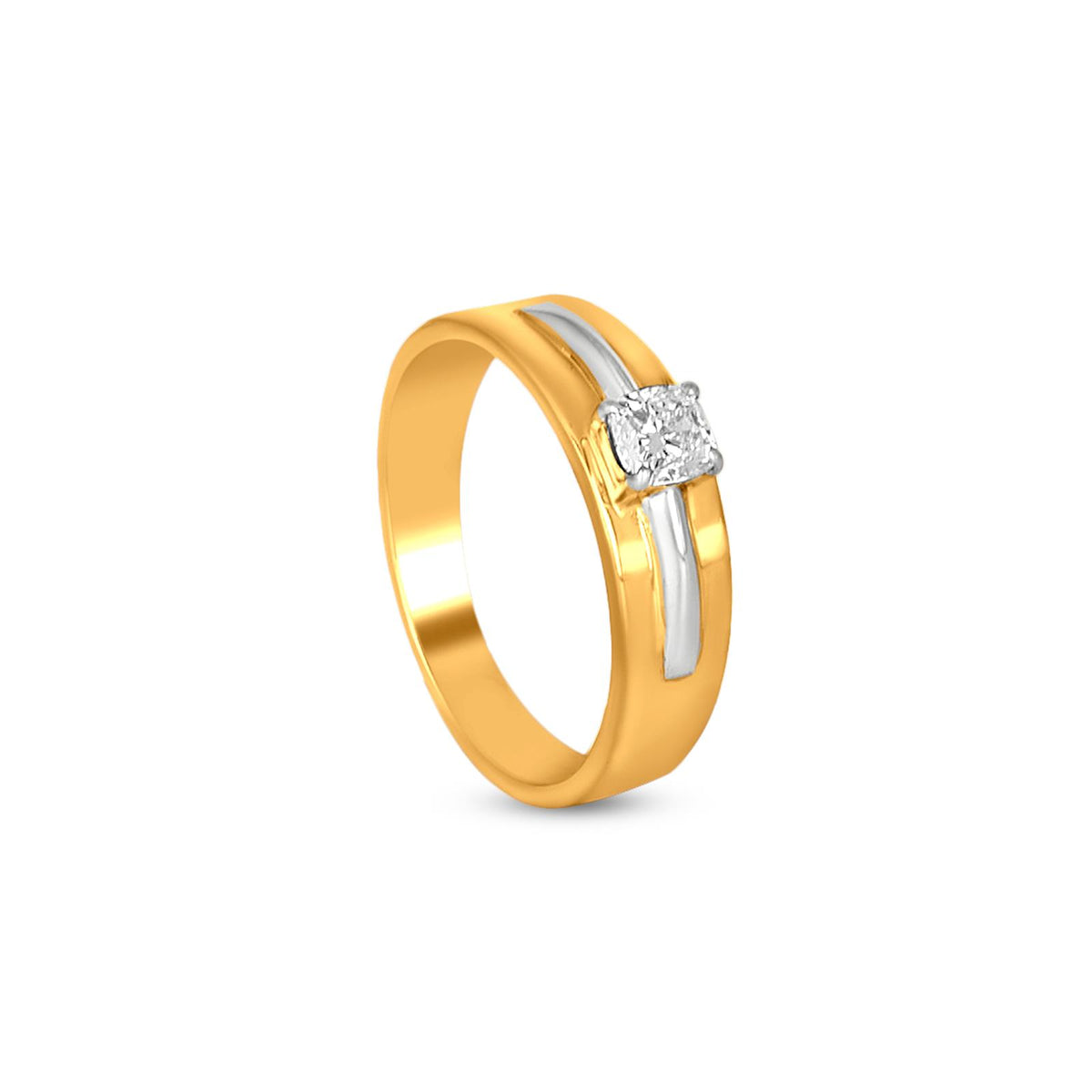 Iven Solitaire Diamond Ring In 18K Yellow Gold