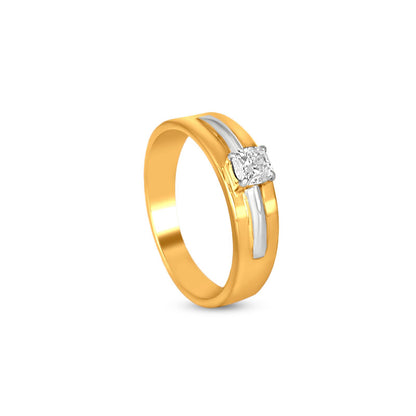 Iven Solitaire Diamond Ring In 18K Yellow Gold