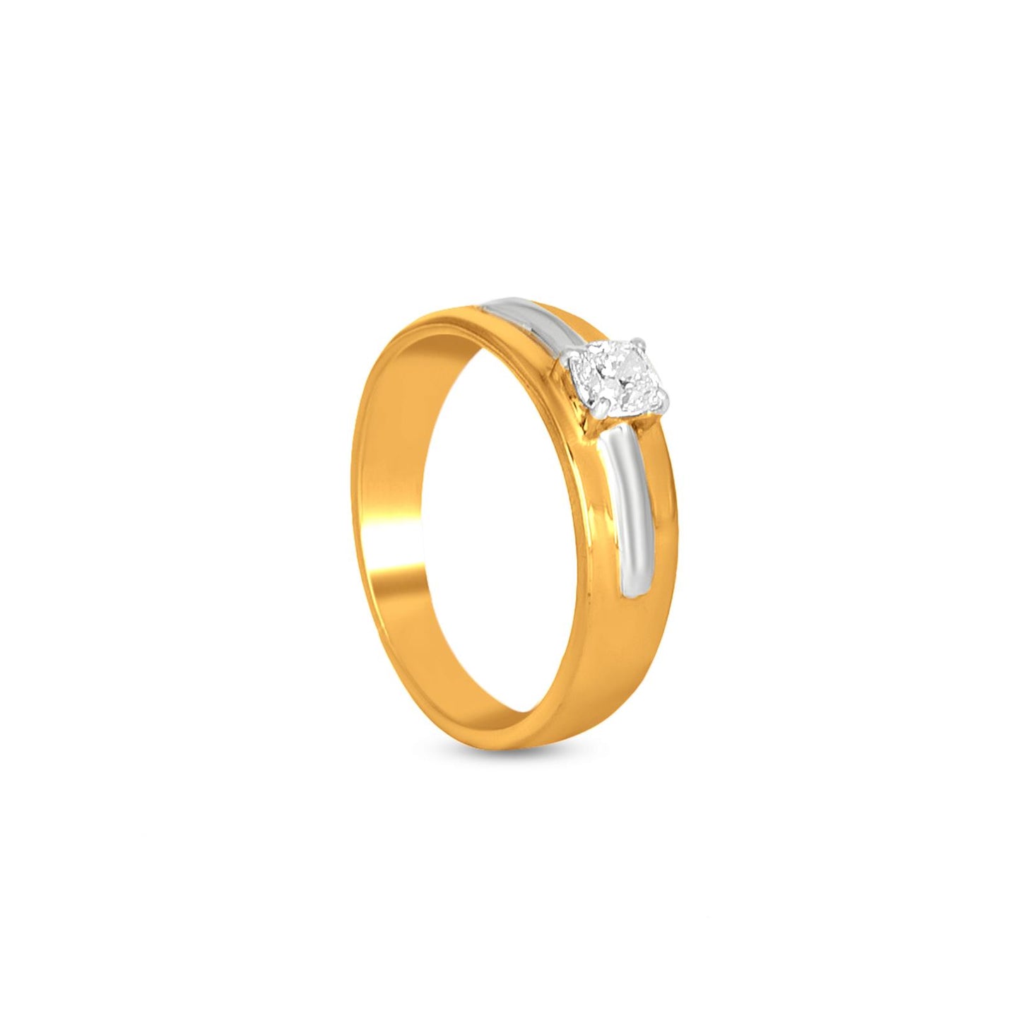 Iven Solitaire Diamond Ring In 18K Yellow Gold
