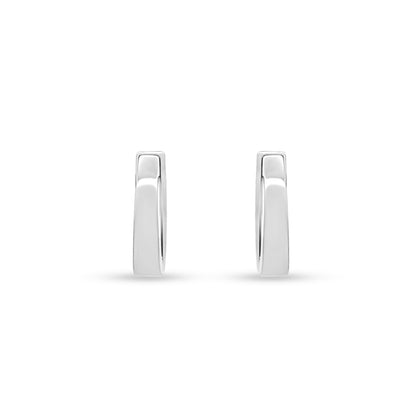 Iravati - 14K White Gold Lab-Grown Diamond Huggie Hoop Earrings