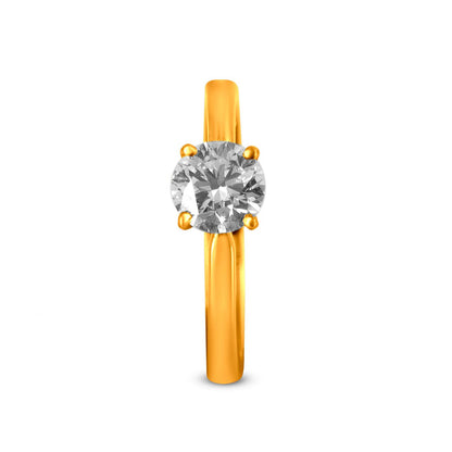 Diamond Ring In 18K Yellow Gold
