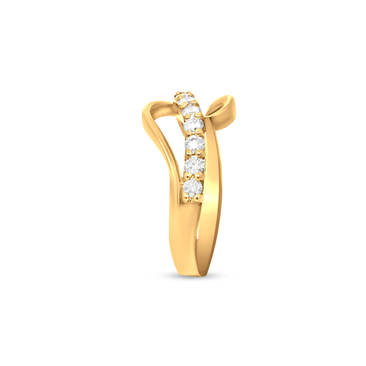 Exquisite 18k Yellow Gold Diamond Ring - Ideal for a Wedding or Anniversary