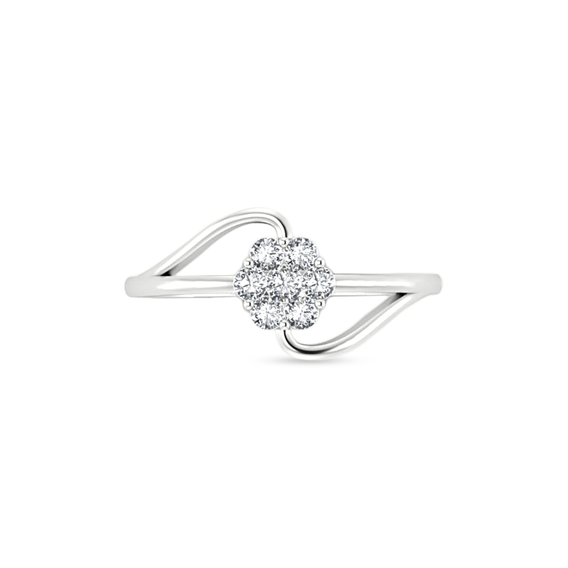 18K White Gold Diamond Ring