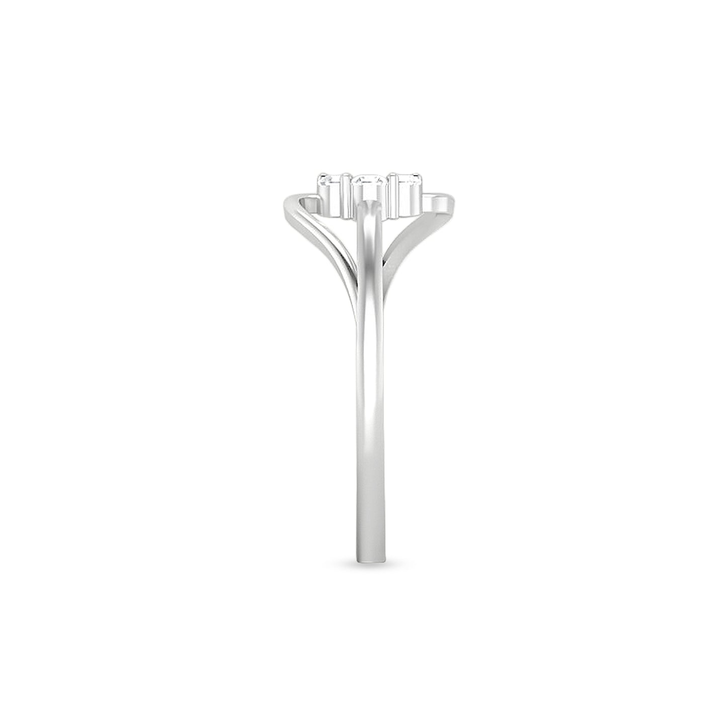 18K White Gold Diamond Ring