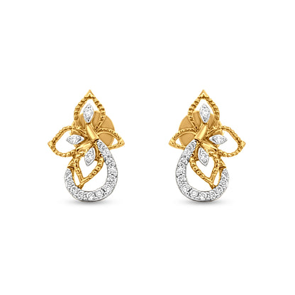 Elegant 18K Gold Diamond Pendant Set - Timeless Grace for Every Occasion