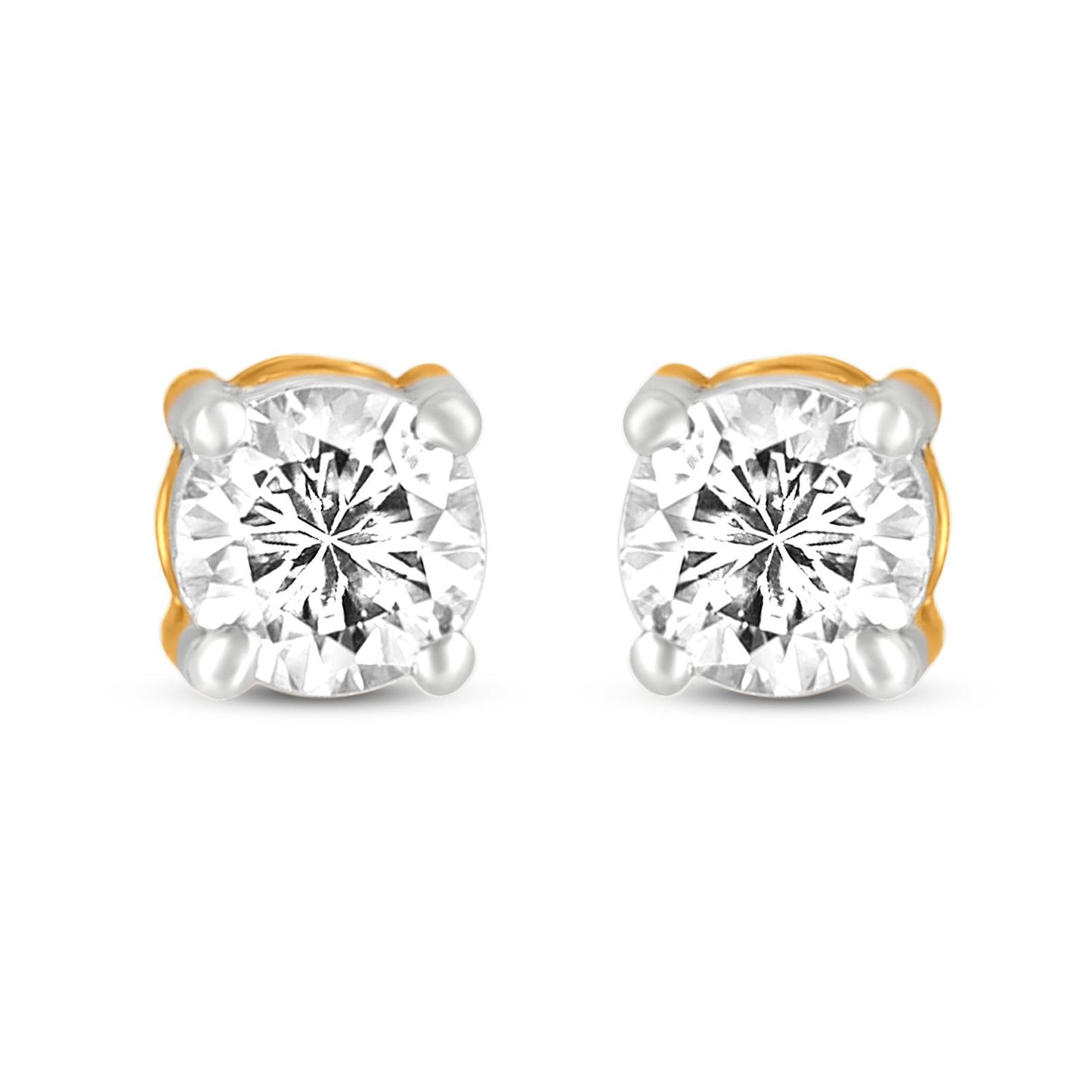 Classic Solitaire Tops In 18K Gold