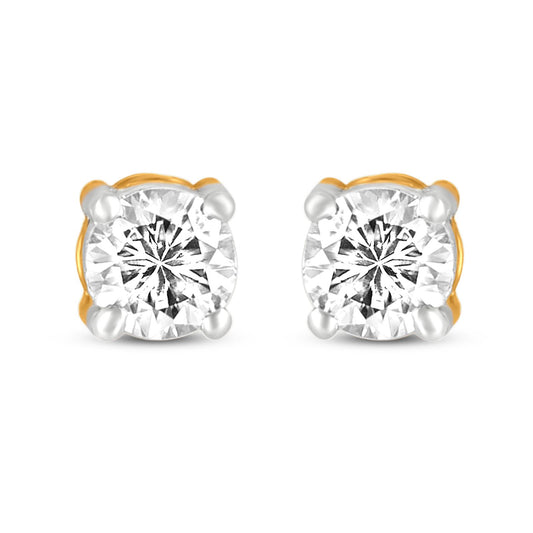 Classic Solitaire Tops In 18K Gold