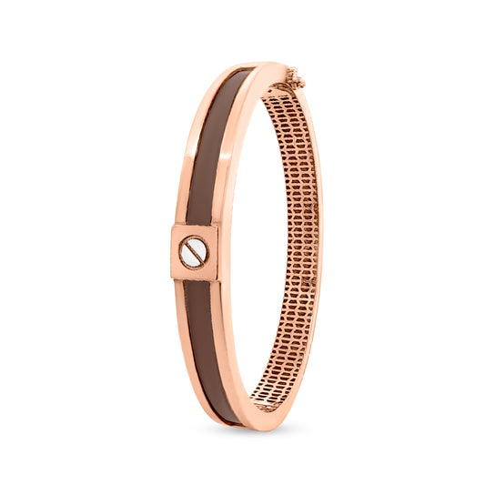 Samar 18K Rose Gold Gents Openable Bangle