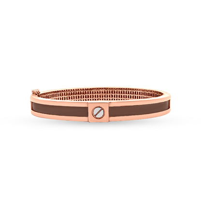 Samar 18K Rose Gold Gents Openable Bangle