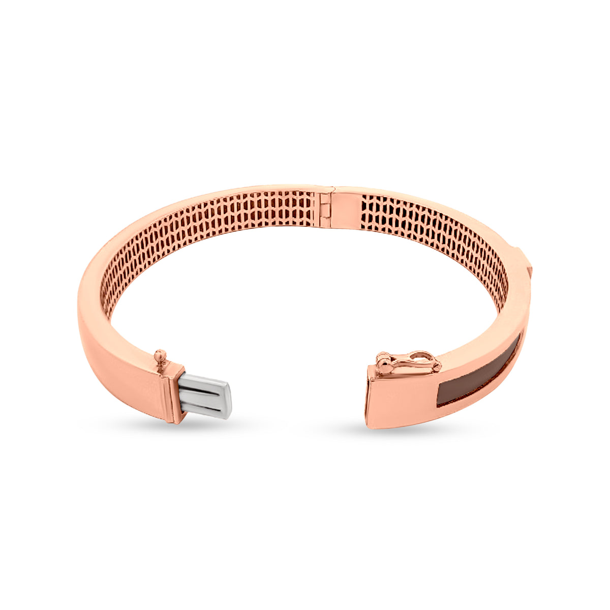 Samar 18K Rose Gold Gents Openable Bangle