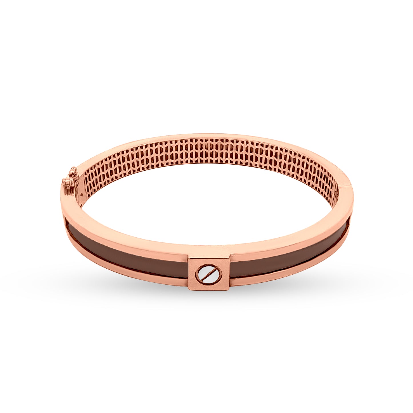 Samar 18K Rose Gold Gents Openable Bangle