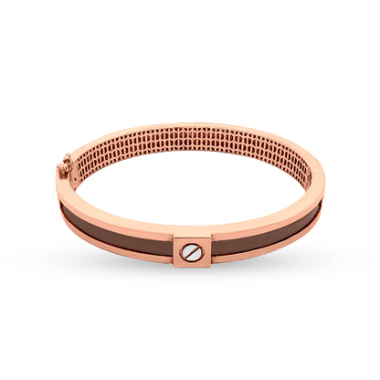 Samar 18K Rose Gold Gents Openable Bangle