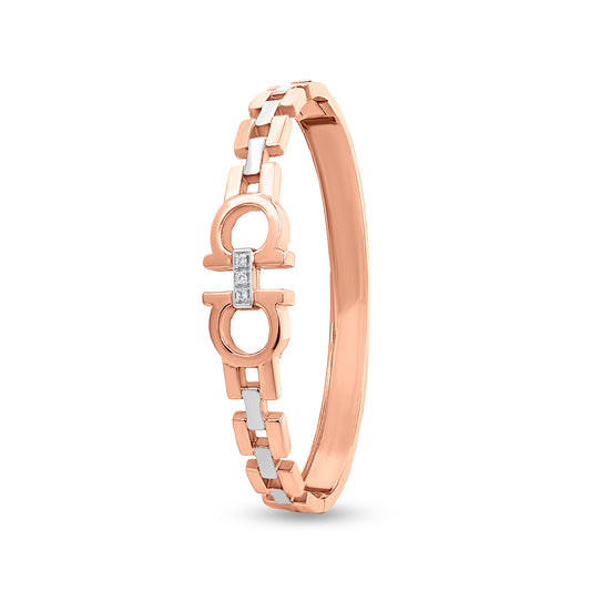 Shaan 18K Rose Gold Gents Openable Bracelet