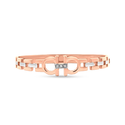 Shaan 18K Rose Gold Gents Openable Bracelet