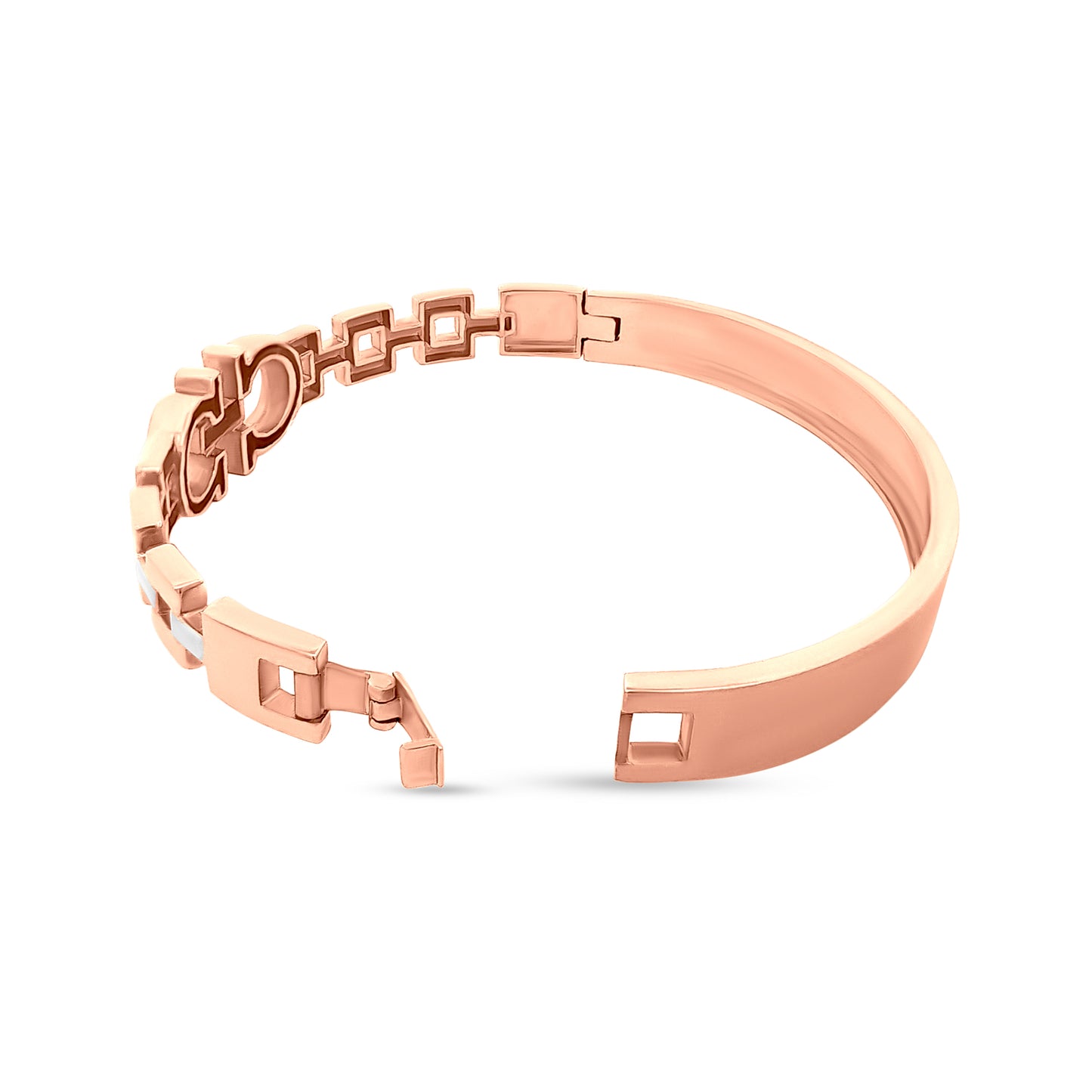 Shaan 18K Rose Gold Gents Openable Bracelet