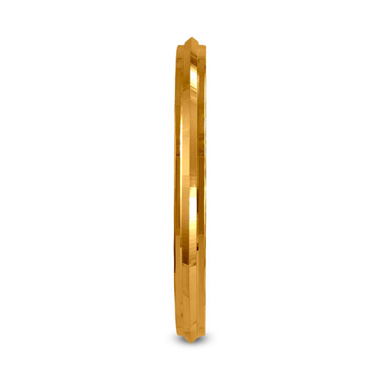 Textured Bracelet In 22K Gold