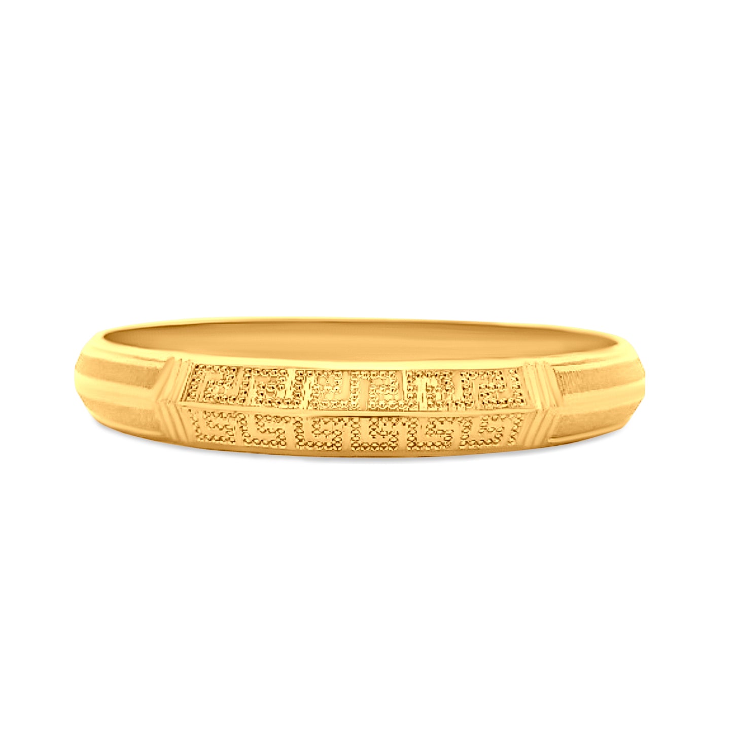 Rajveer 22K Yellow Gold Solid Gents Kada