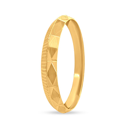 Veer 22K Yellow Gold Solid Gents Kada