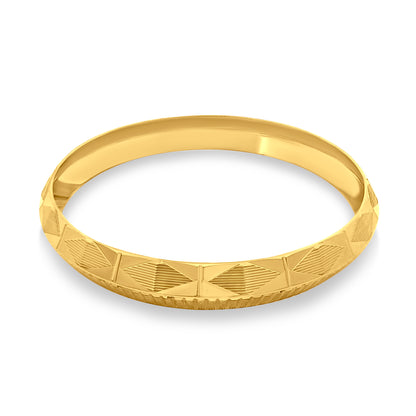Veer 22K Yellow Gold Solid Gents Kada