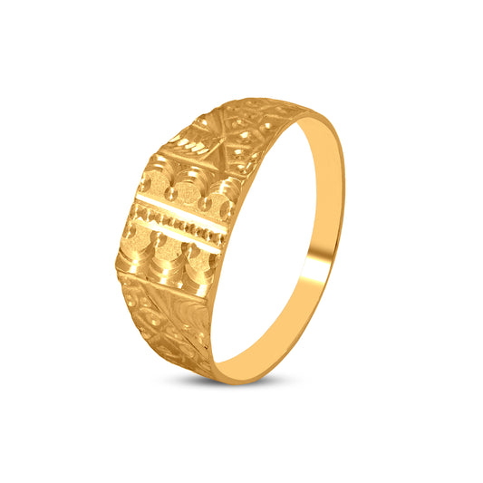 Gents Ring In 22K Gold