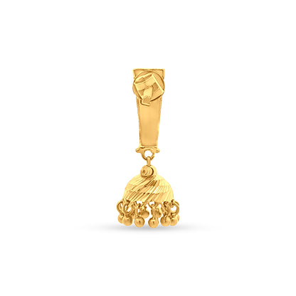 Isha 22K Yellow Gold Jhumka Earrings