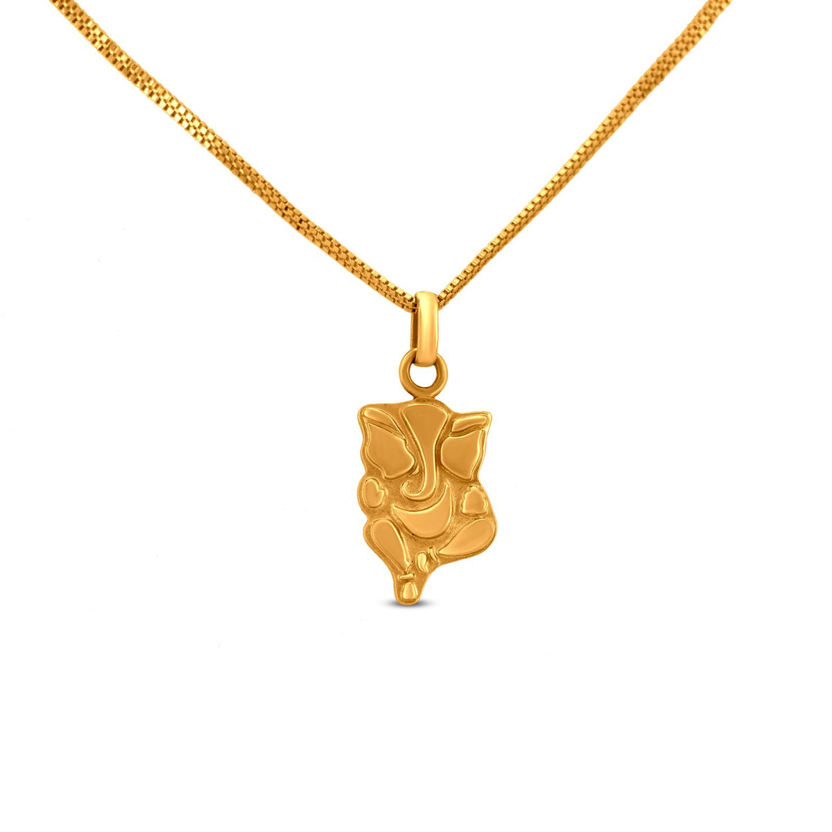 Lord Ganesh Locket In 22K Gold