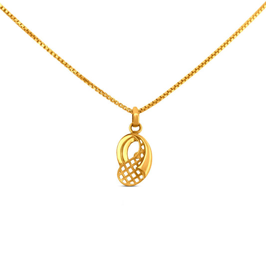 Paisley Locket In 22K Gold
