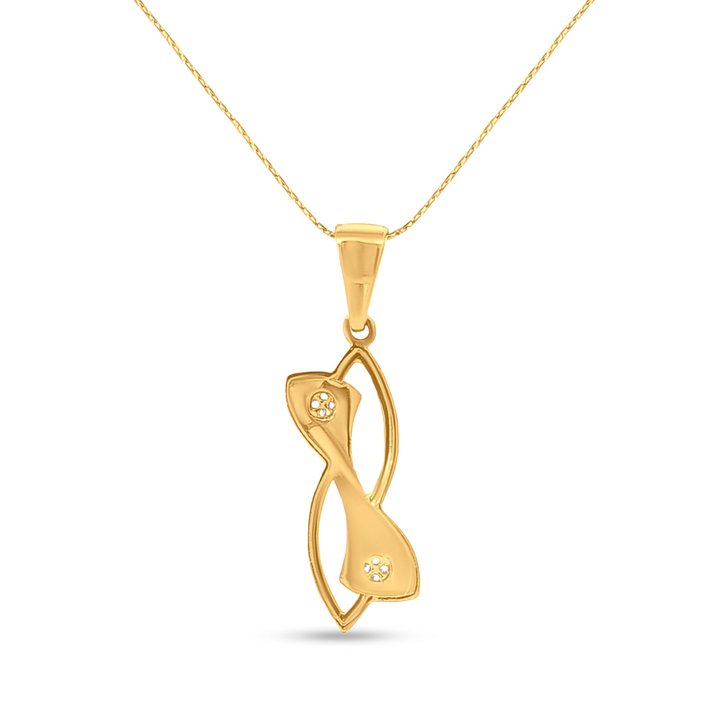 Divyakriti: 22K Yellow Gold Intricate Fancy Design Pendant
