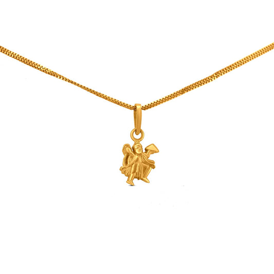 Lord Hanuman Locket In 22K Gold