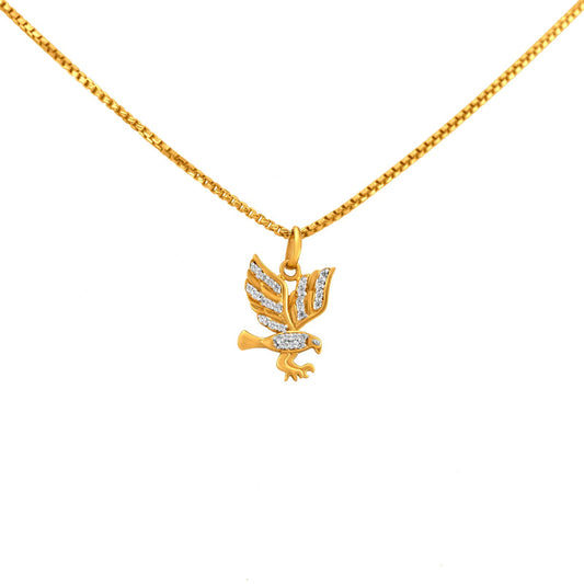 Eagle Locket In 22K Gold