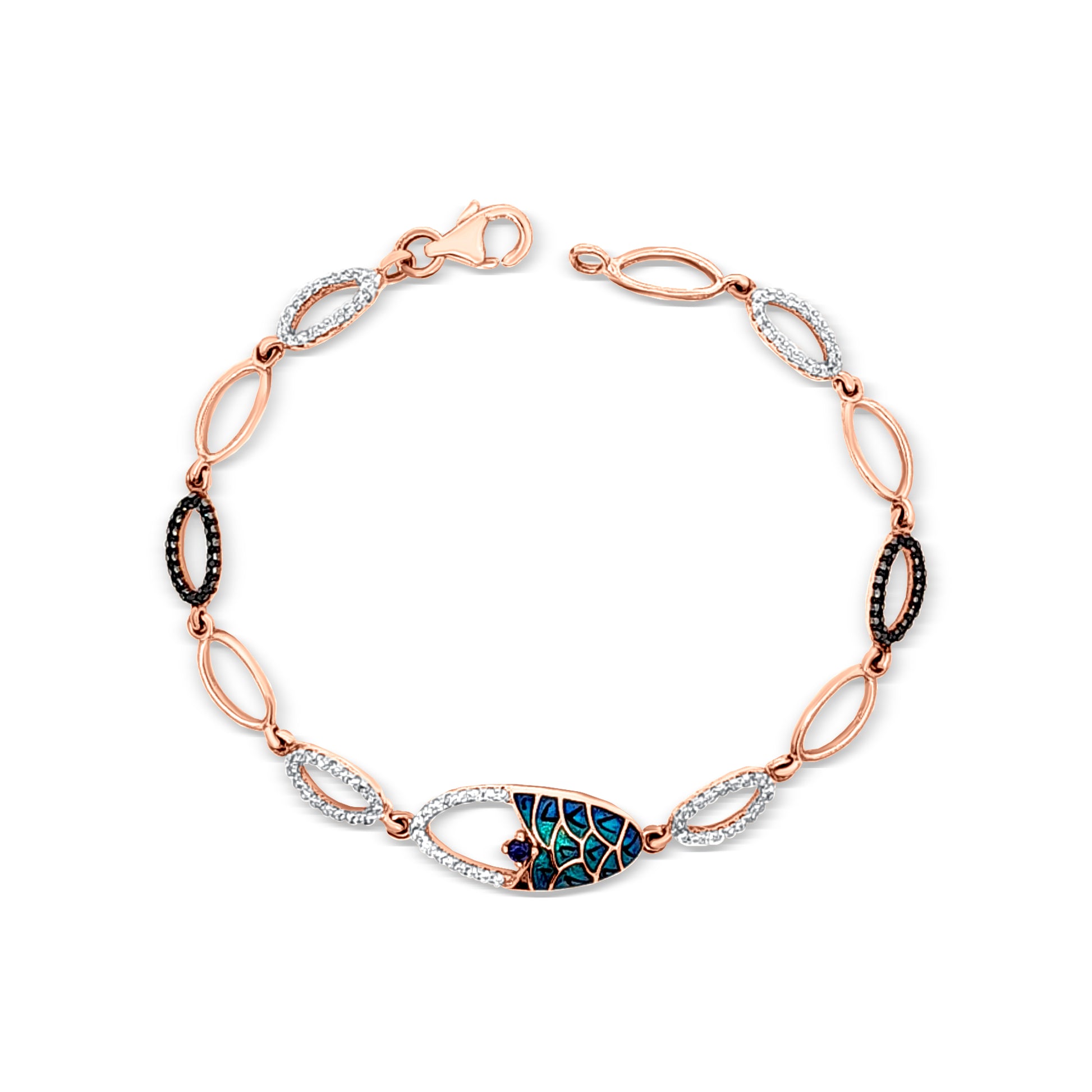 18K Rose Gold Fancy Bracelet for Women