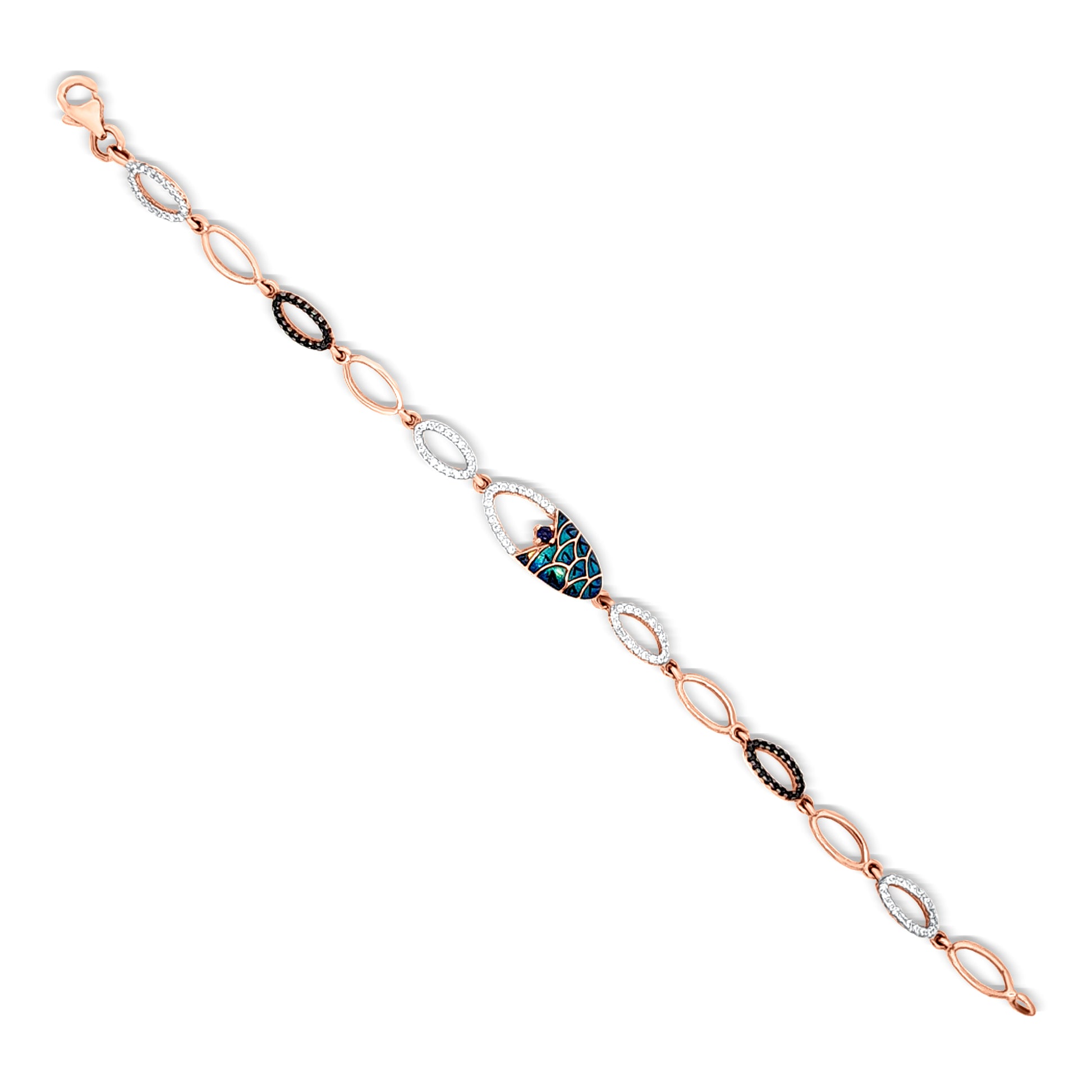 18K Rose Gold Fancy Bracelet for Women