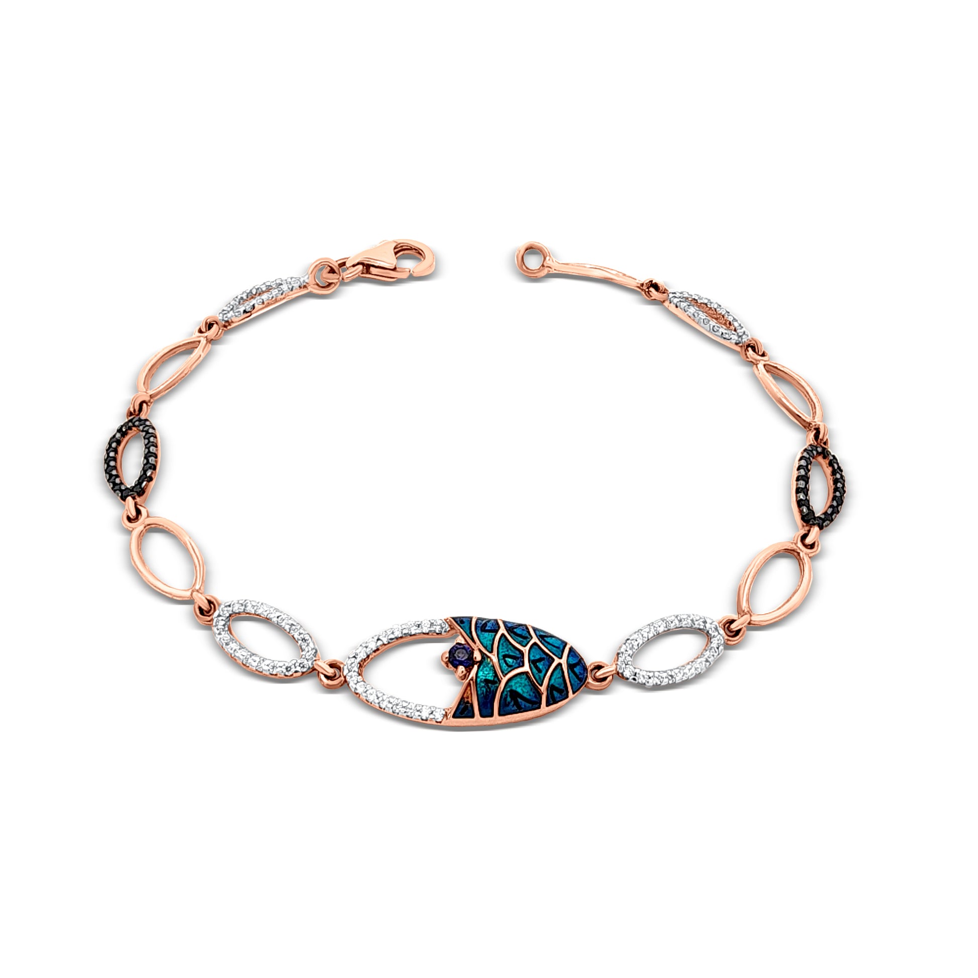 18K Rose Gold Fancy Bracelet for Women