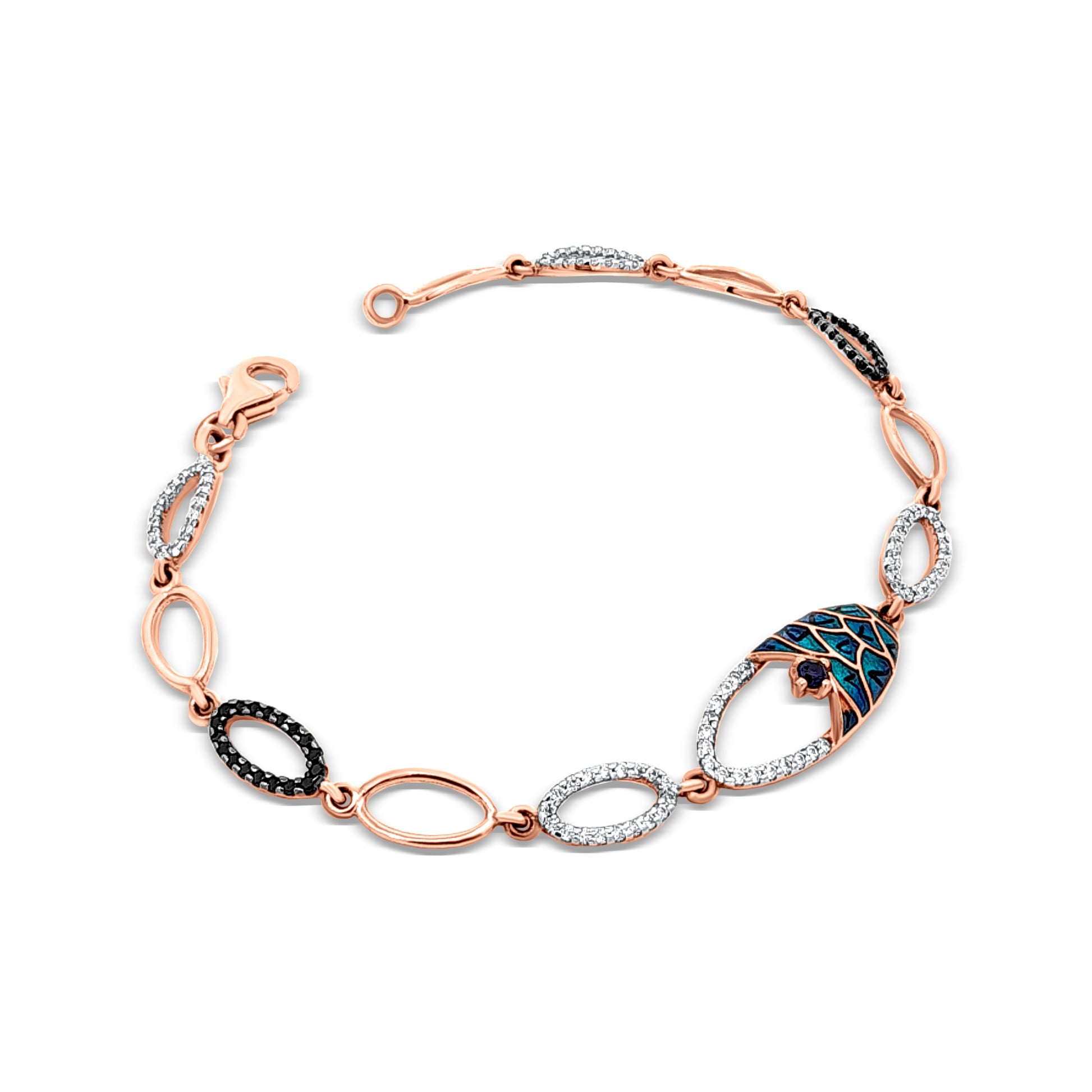 18K Rose Gold Fancy Bracelet for Women