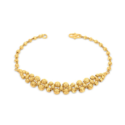 22K Gold Beaded Balls Bracelet