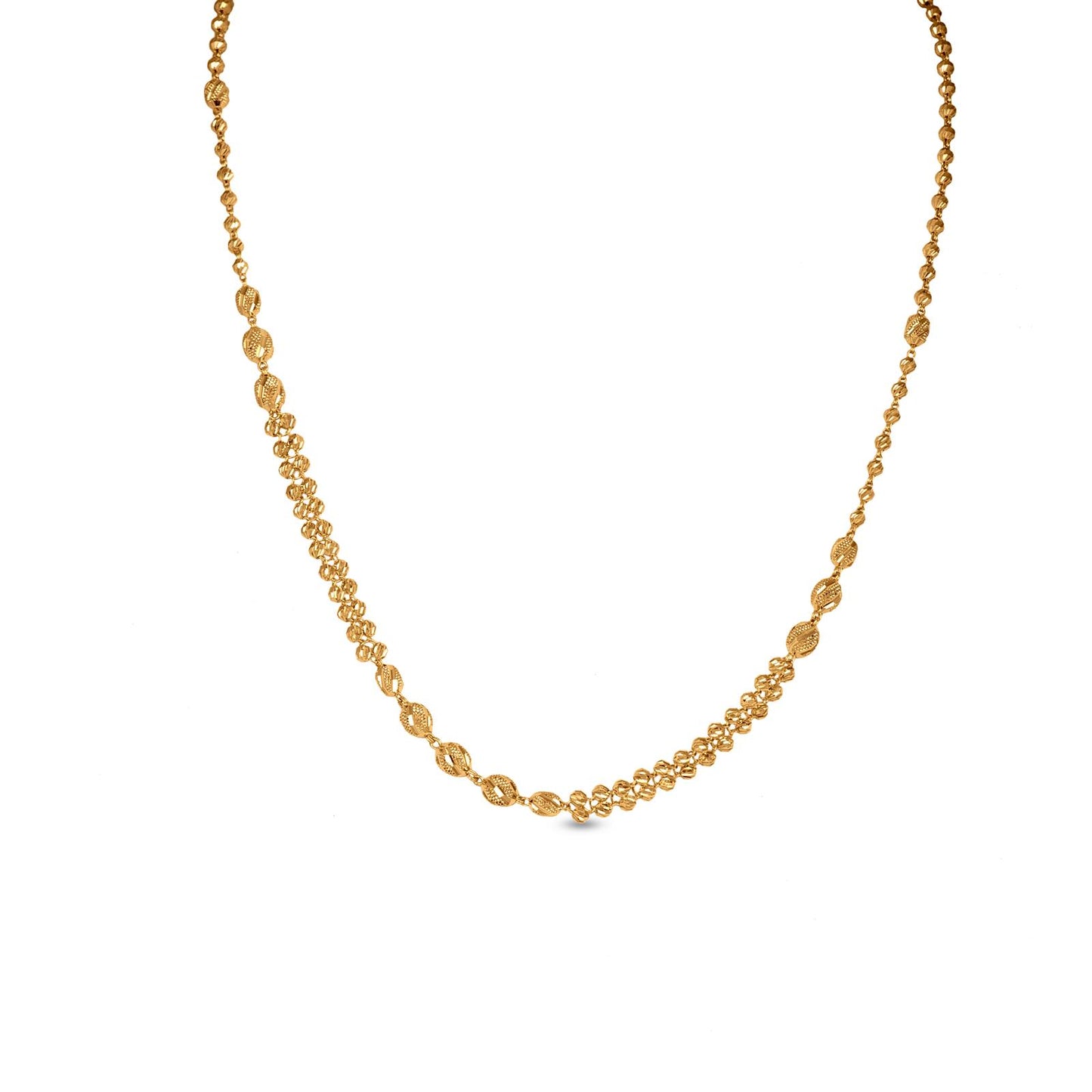 Bead Chain In 22K Gold