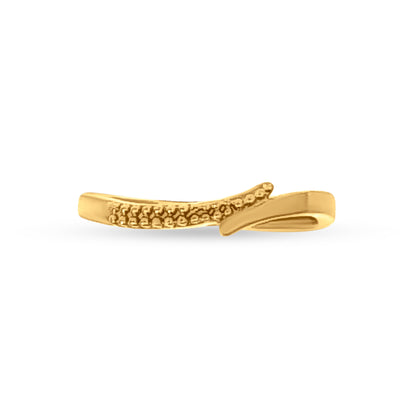 Jaya 22k Yellow Gold Bead Womens Ring