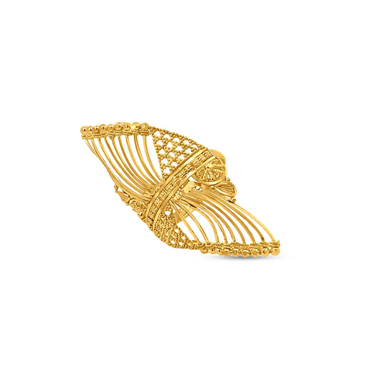 22K Yellow Gold Antique Design Vintage Ring