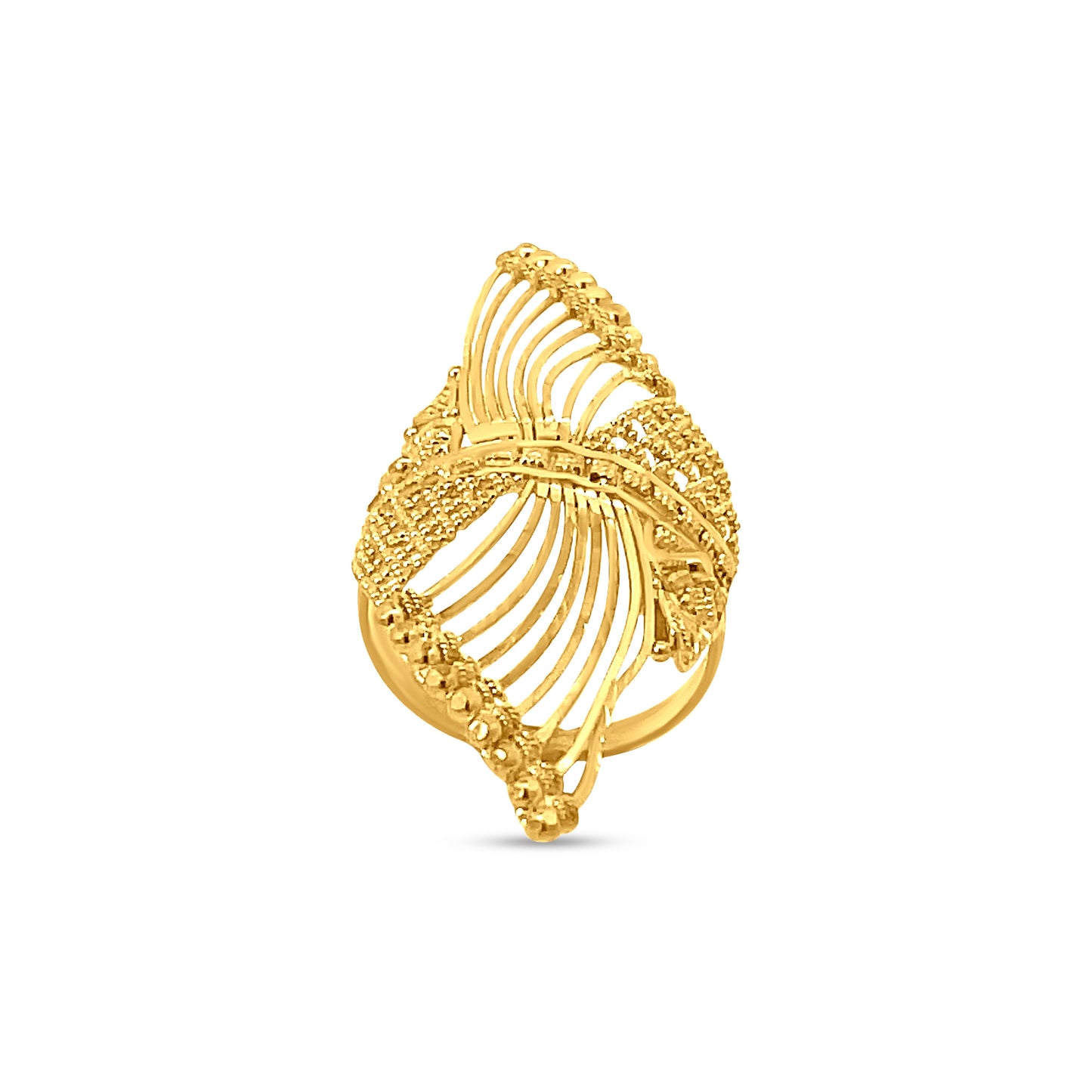 22K Yellow Gold Antique Design Vintage Ring