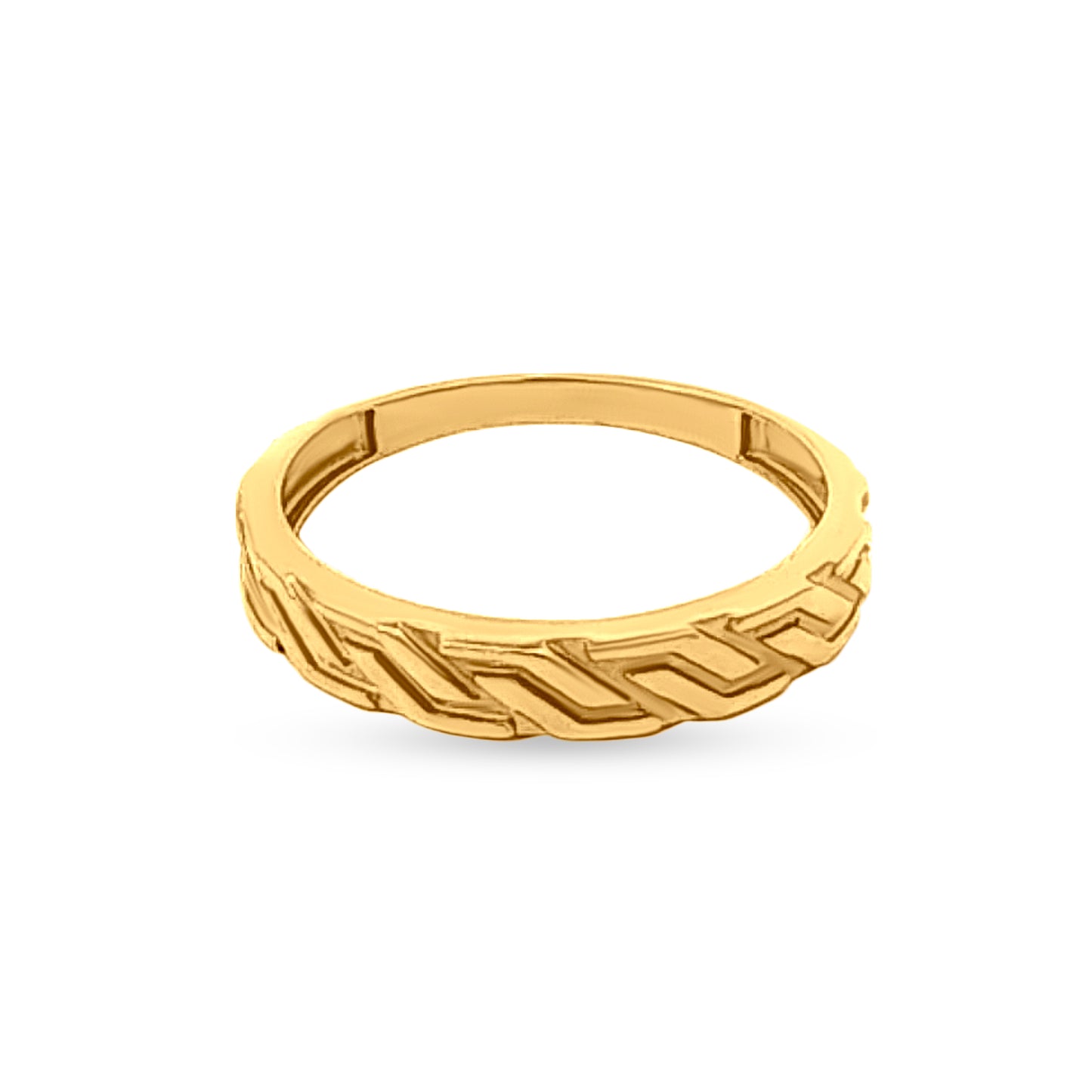 Ishita 22k Yellow Gold Ladies Band Ring