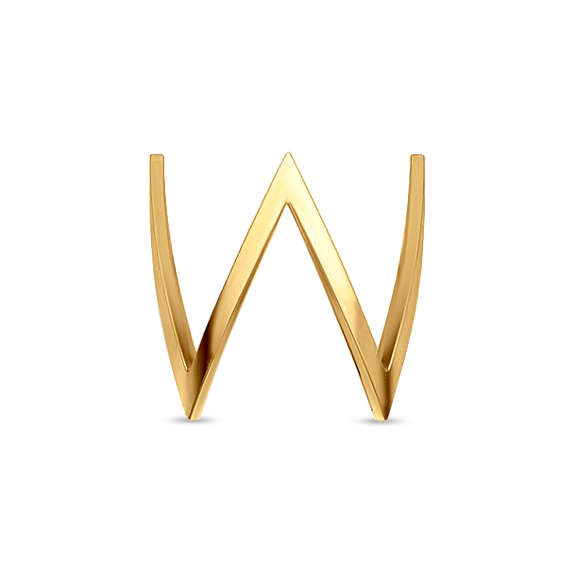 22K Gold Wavy Designer Ring