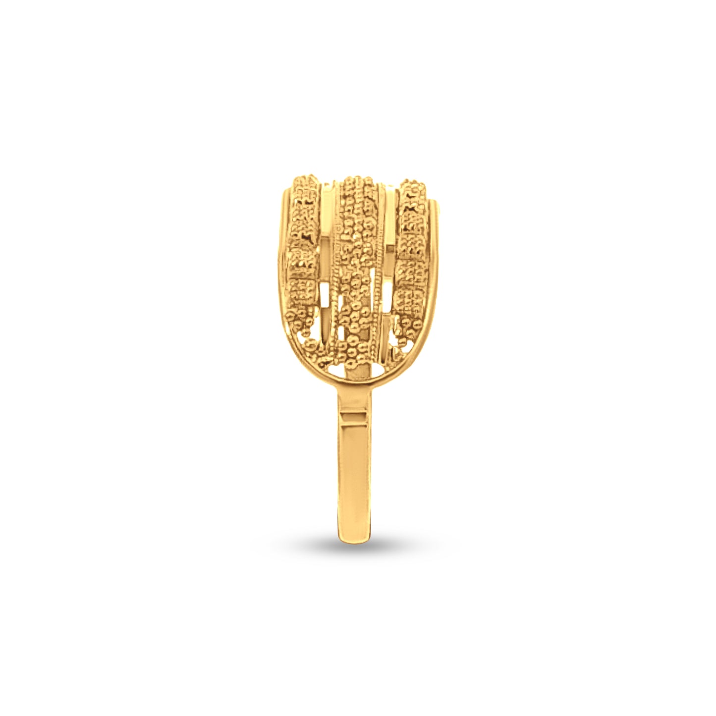 Kavya 22k Yellow Gold Traditional Filigree Ring
