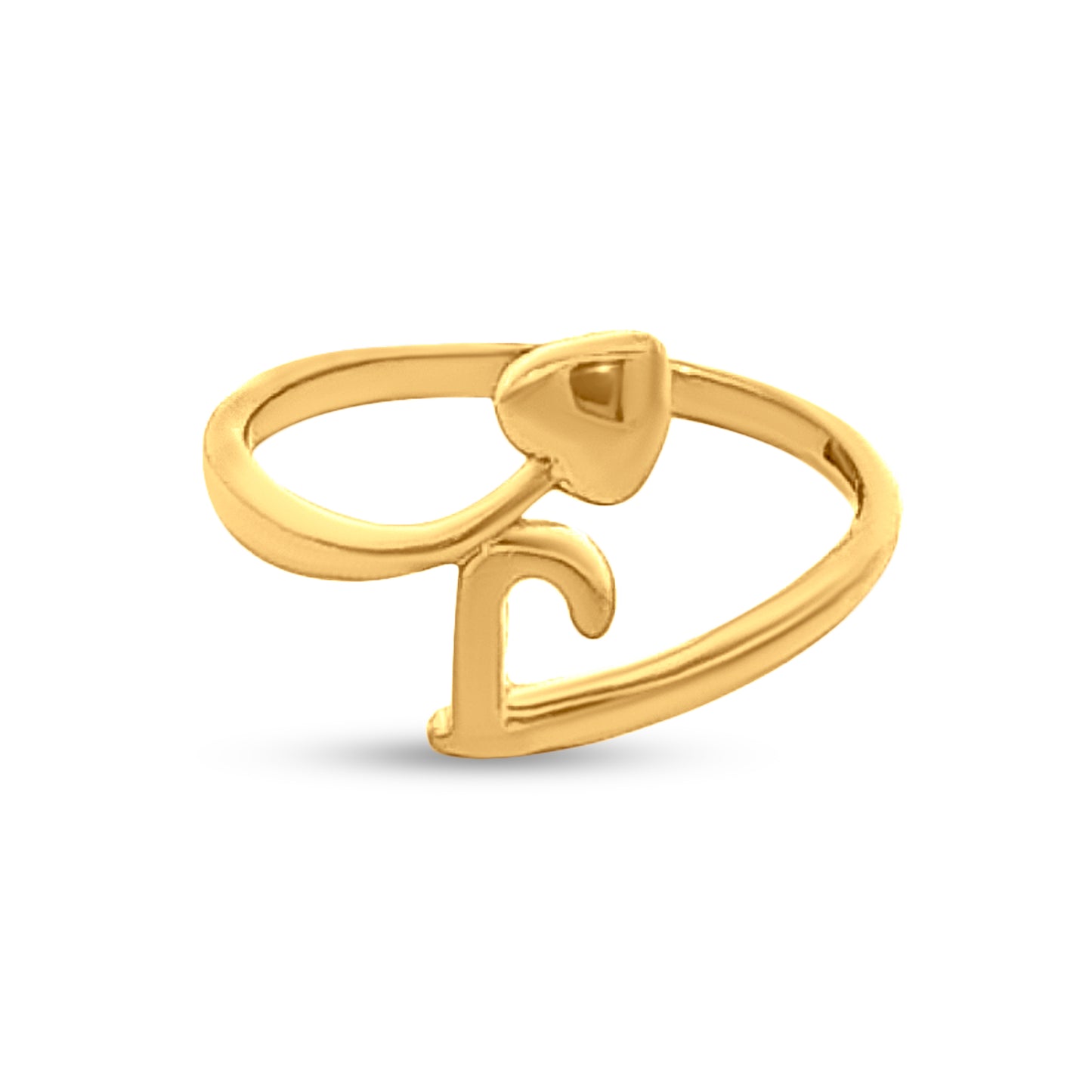 Priya 22k Yellow Gold Wrap Love Ring