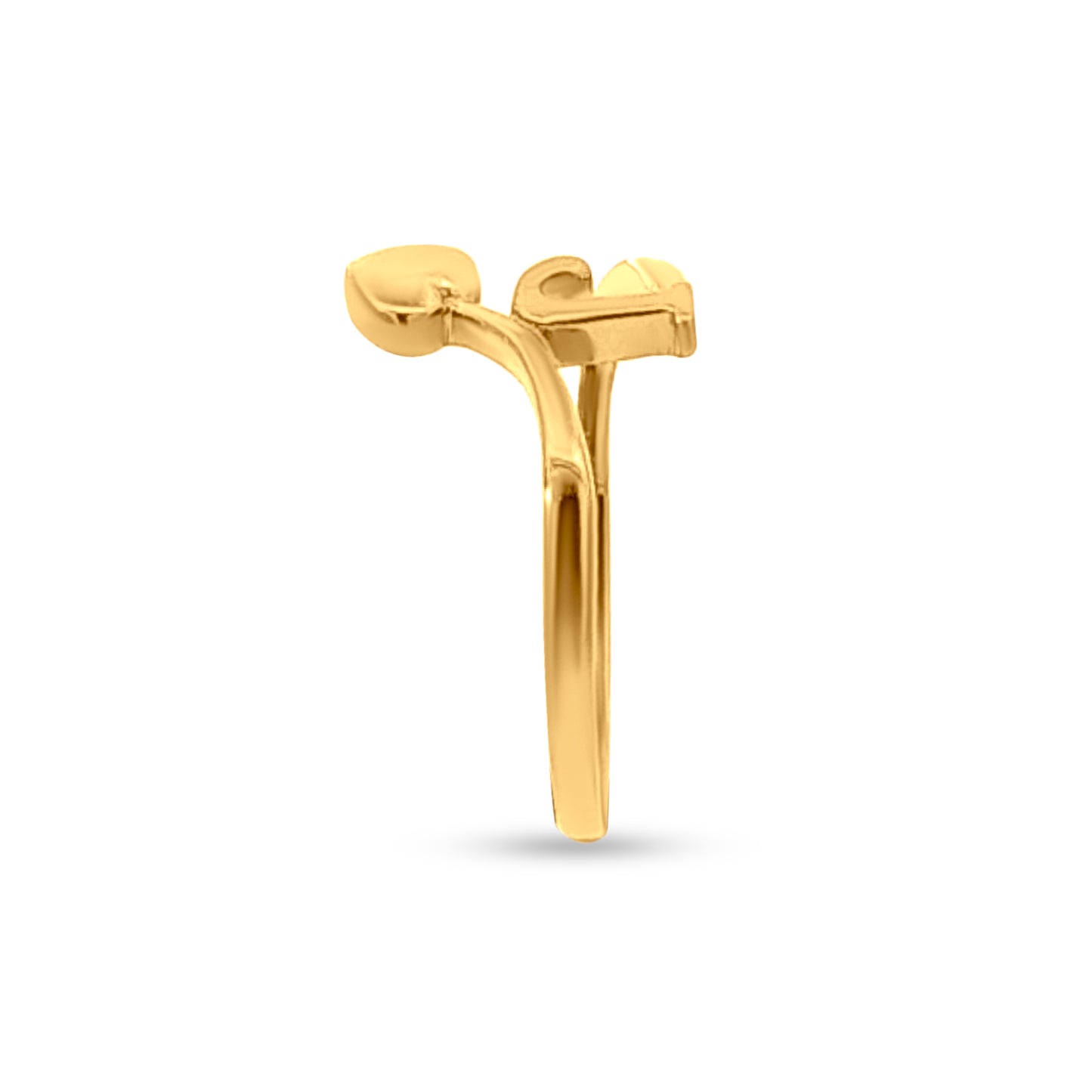 Priya 22k Yellow Gold Wrap Love Ring
